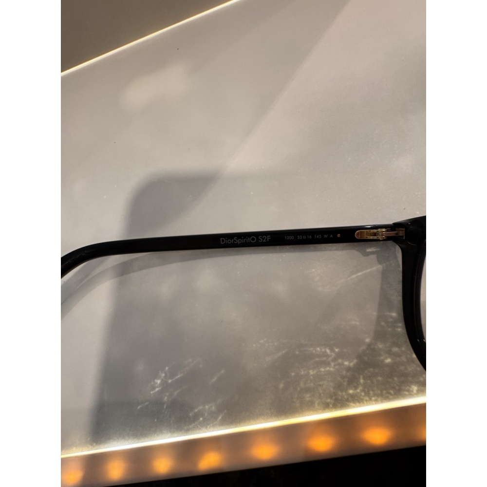 Christian Dior Diorspirito S2f black and Gold Eyeglasses with case - Picture 3 of 4